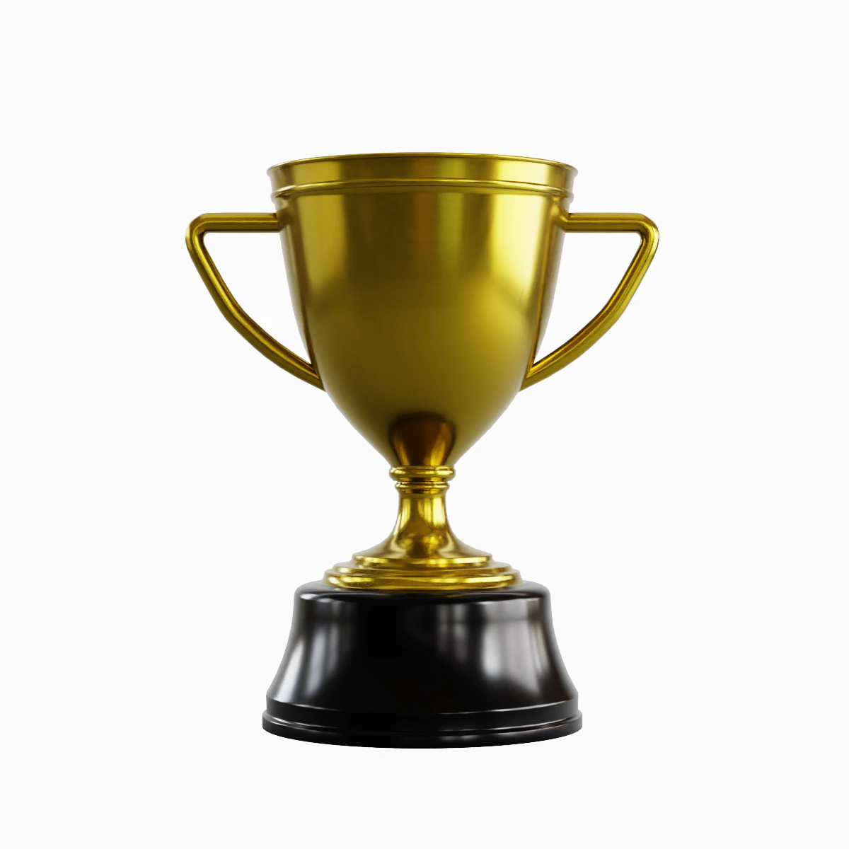 Gold Trophy Cup 02 3D Model .c4d .max .obj .3ds .fbx .stl .blend 