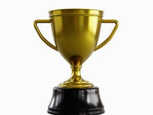 Gold Trophy Cup 02 3Dモデル