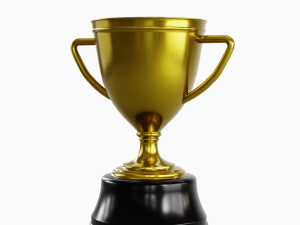 Gold Trophy Cup 02 Modèle 3D