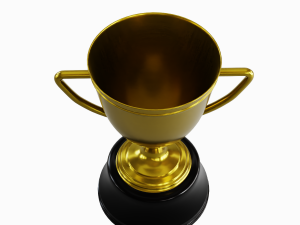 Gold Trophy Cup 02 Modèle 3D