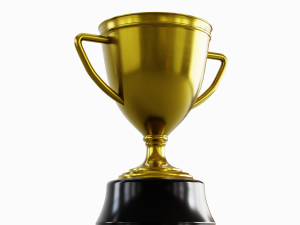 Gold Trophy Cup 02 Modèle 3D