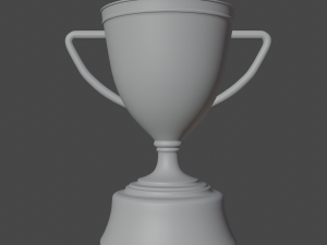 Gold Trophy Cup 02 Modèle 3D