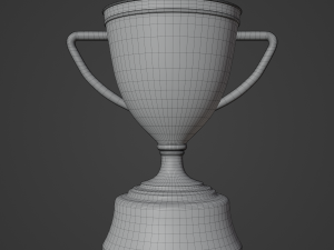 Gold Trophy Cup 02 Modèle 3D