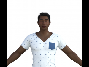 Alfred Realistic Character 3Dモデル