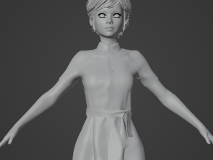 Nurse Realistic Character 3D Модель