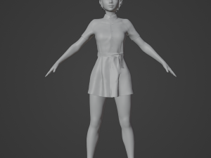 Nurse Realistic Character 3D Модель