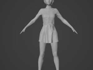 Nurse Realistic Character 3D Model
