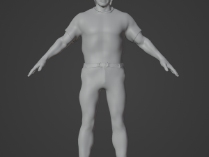 Young Arnold Schwarzenegger Realistic Character 3D Model