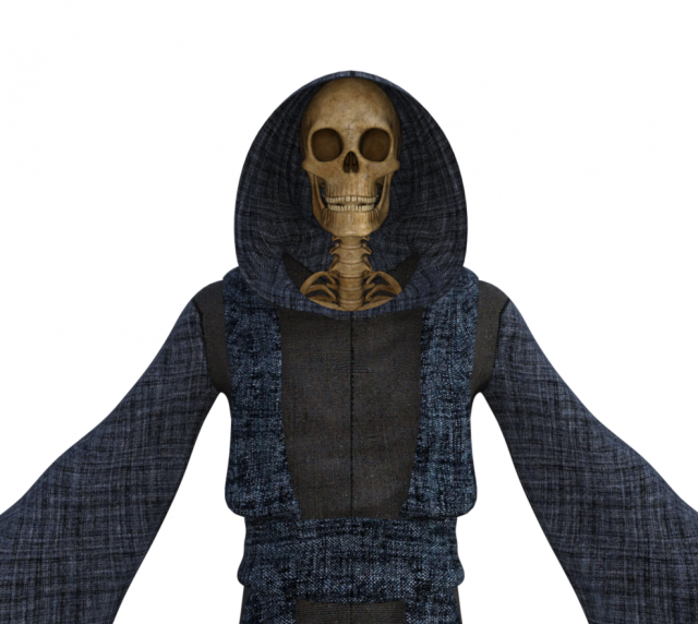 Human Skeleton Realistic Character Modello 3D .c4d .max .obj .3ds .fbx .stl .blend 