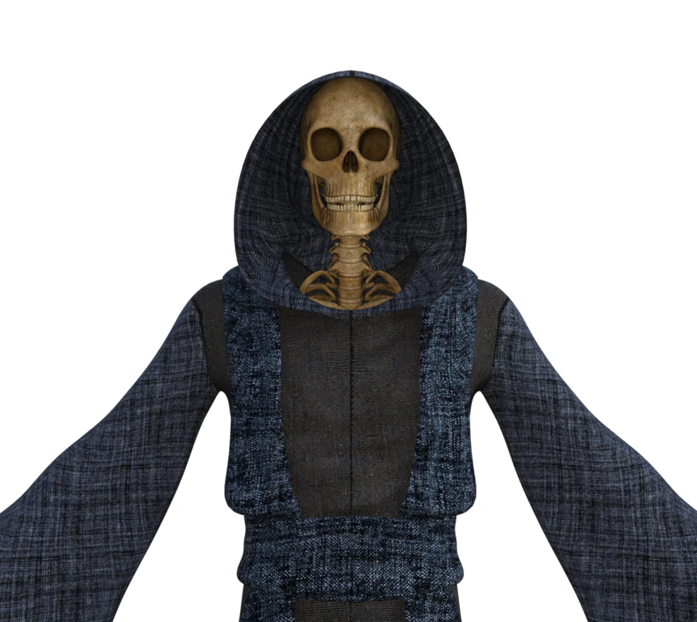 Human Skeleton Realistic Character 3D Model .c4d .max .obj .3ds .fbx .stl .blend 