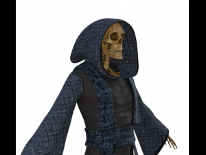 Human Skeleton Realistic Character Modello 3D