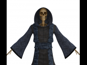 Human Skeleton Realistic Character Modello 3D
