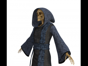 Human Skeleton Realistic Character Modello 3D