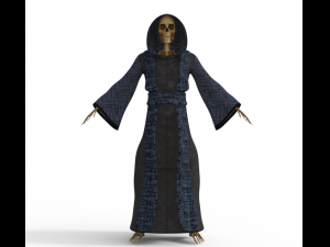 Human Skeleton Realistic Character Modello 3D