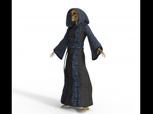 Human Skeleton Realistic Character Modello 3D
