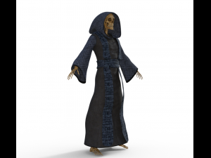 Human Skeleton Realistic Character Modello 3D