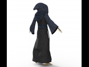Human Skeleton Realistic Character Modello 3D