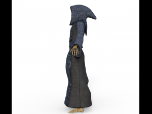 Human Skeleton Realistic Character Modello 3D