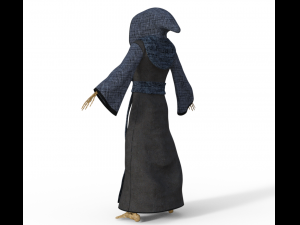 Human Skeleton Realistic Character Modello 3D