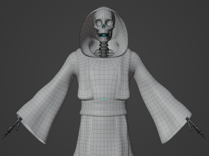 Human Skeleton Realistic Character Modello 3D