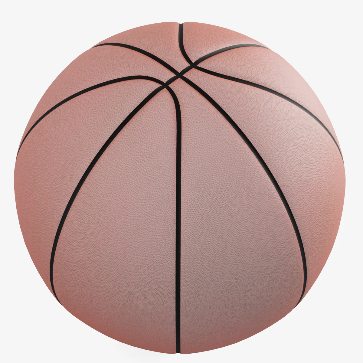 Basketball Ball 3D Model .c4d .max .obj .3ds .fbx .stl .blend 