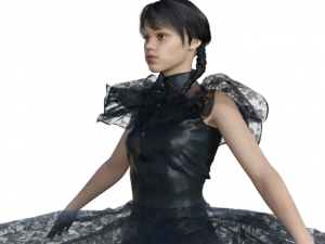 Wednesday Jenna Ortega Realistic Character 2 3Dモデル
