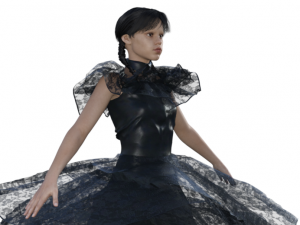 Wednesday Jenna Ortega Realistic Character 2 3Dモデル