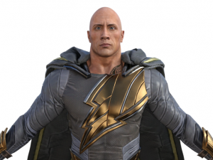 Black Adam Dwayne Johnson Realistic Character Model 3D