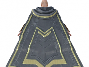Black Adam Dwayne Johnson Realistic Character 3D Модель