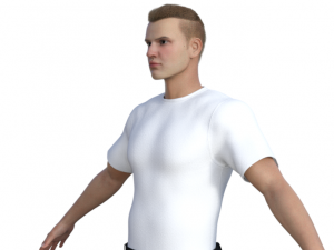 Aaron Realistic Character 3Dモデル