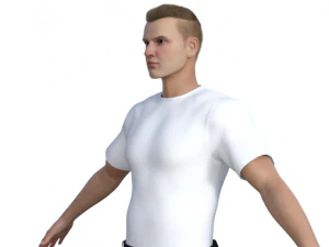 Aaron Realistic Character 3D Model