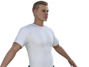 Aaron Realistic Character 3D Model
