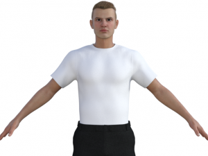 Aaron Realistic Character 3Dモデル