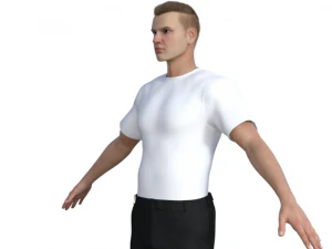 Aaron Realistic Character 3D Model