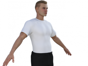 Aaron Realistic Character 3Dモデル
