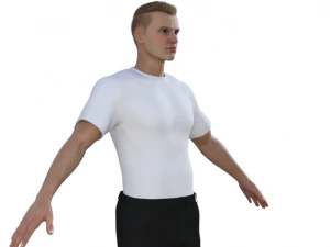 Aaron Realistic Character 3D Model