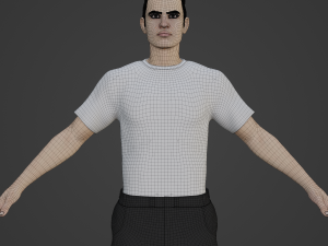 Aaron Realistic Character 3Dモデル