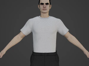 Aaron Realistic Character 3D Model