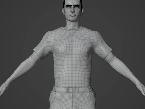 Aaron Realistic Character 3D Model