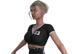 Gloria Realistic Character 3D 模型