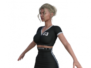 Gloria Realistic Character 3D 模型