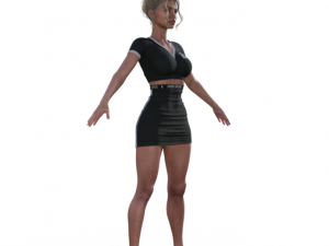 Gloria Realistic Character 3D 模型