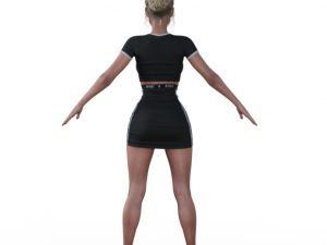 Gloria Realistic Character 3D 模型