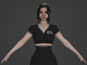 Gloria Realistic Character 3D 模型
