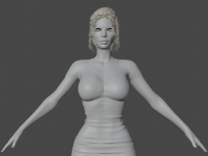 Gloria Realistic Character 3D 模型