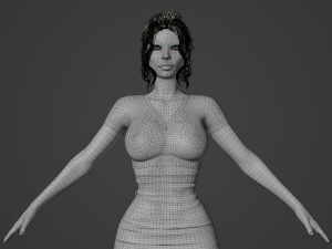 Gloria Realistic Character 3D 模型