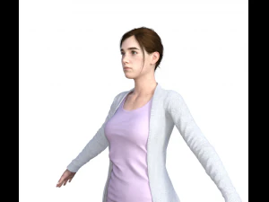 Kessie Realistic Character 3D Model