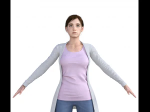Kessie Realistic Character 3D Model