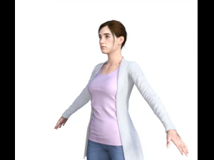 Kessie Realistic Character 3D Model