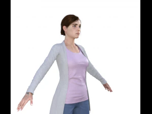 Kessie Realistic Character 3D Model